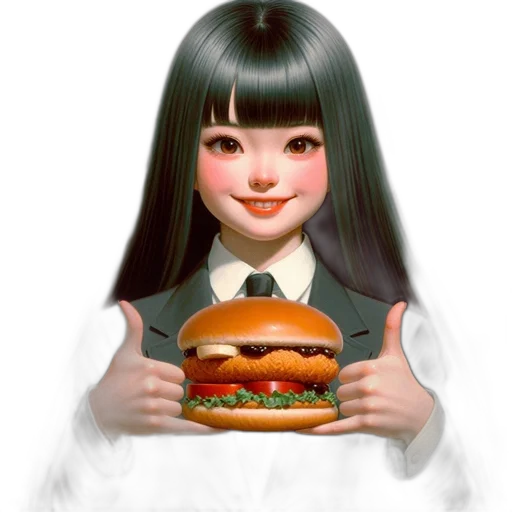 food, robot, face, animal, photorealistic, 3d render, concept art, fantasy art transparent PNG cut-out