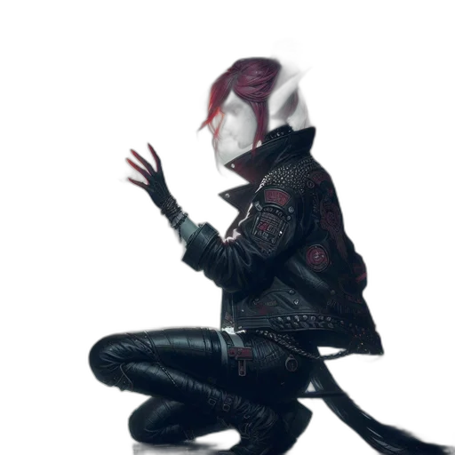 mask, robot, creature, dragon, concept art, cyberpunk, 3d render, fantasy art transparent PNG cut-out