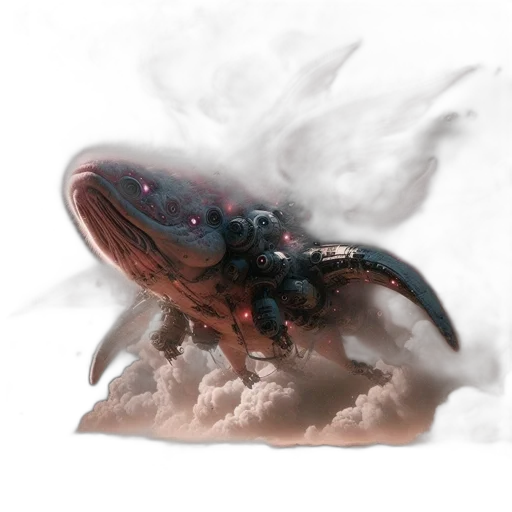 dragon, creature, animal, mask, concept art, fantasy art, photorealistic, 3d render transparent PNG cut-out