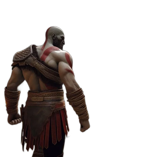 mask, creature, weapon, sword, concept art, 3d render, fantasy art, comic book art transparent PNG cut-out