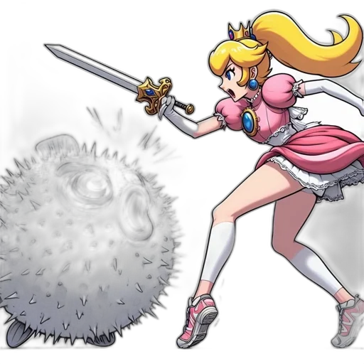 sword, weapon, staff, concept art, anime, fantasy art, pixel art, monochrome transparent PNG cut-out
