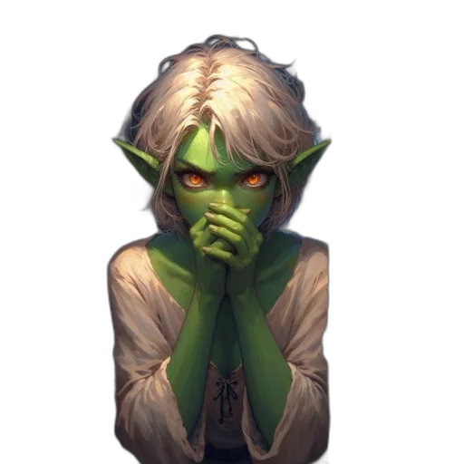 face, mask, staff, creature, concept art, fantasy art, pixel art, watercolor transparent PNG cut-out
