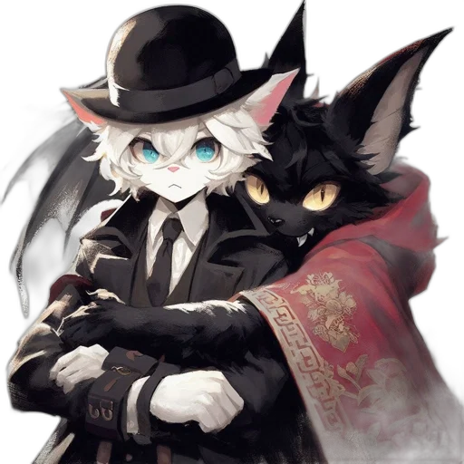 staff, mask, hat, animal, pixel art, fantasy art, concept art, anime transparent PNG cut-out