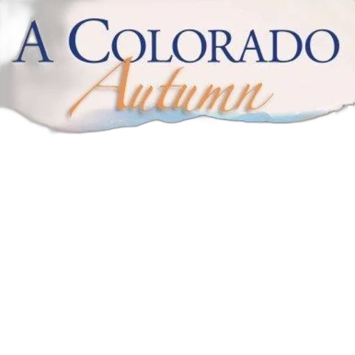 colorado, autumn, book, cover, featuring, vibrant, foliage, mountainous transparent PNG cut-out
