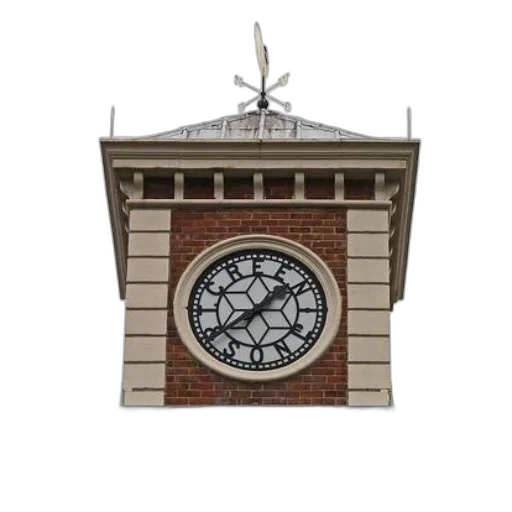 building, staff, crown, umbrella, 3d render, photorealistic, clock, tower transparent PNG cut-out