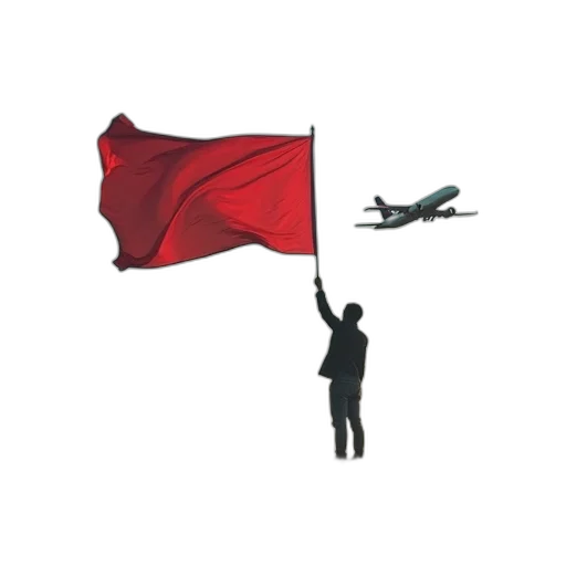 umbrella, staff, weapon, concept art, pixel art, 3d render, red, person transparent PNG cut-out