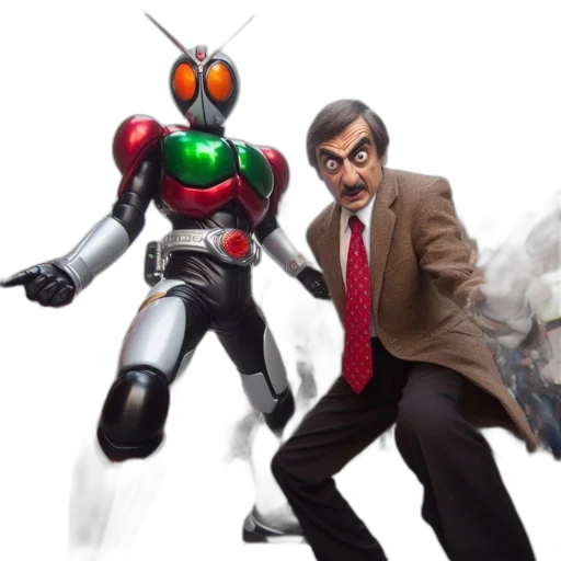 robot, concept art, 3d render, comic book art, outer space, crowded, times, square transparent PNG cut-out