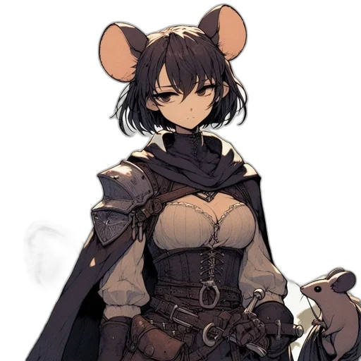 staff, weapon, jacket, animal, concept art, fantasy art, cyberpunk, anime transparent PNG cut-out
