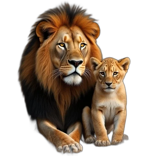 animal, photorealistic, oil painting, concept art transparent PNG cut-out