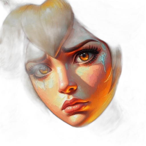 face, mask, robot, photorealistic, fantasy art, concept art, oil painting, fire transparent PNG cut-out