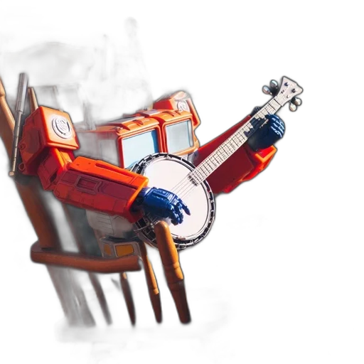 robot, furniture, weapon, dragon, concept art, 3d render, pixel art, watercolor transparent PNG cut-out