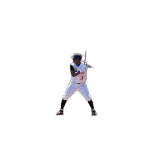 weapon, baseball, player, white, uniform, number, bat transparent PNG cut-out