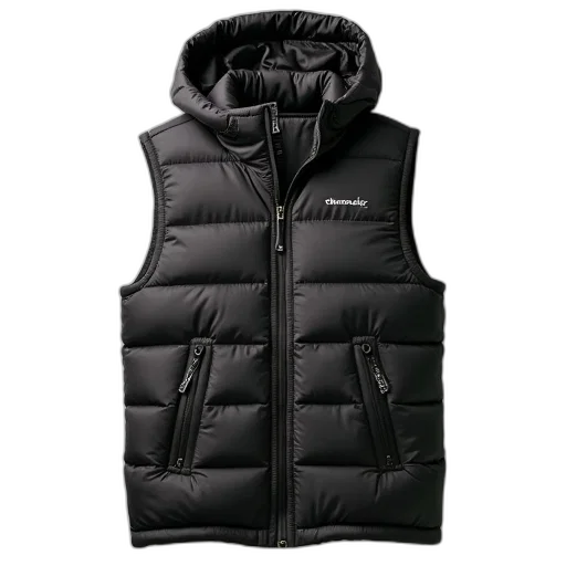 jacket, thermaic, insulated, vest transparent PNG cut-out