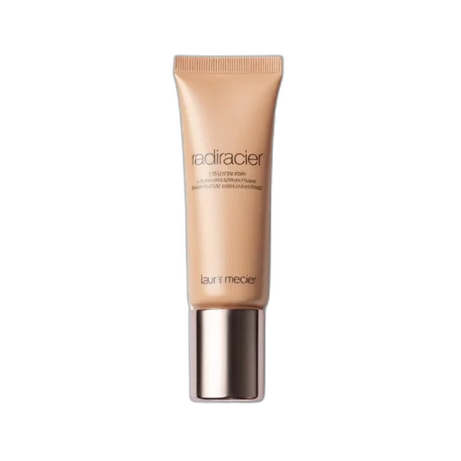 tube, laura, mercier, foundation, displayed, against, white, background transparent PNG cut-out