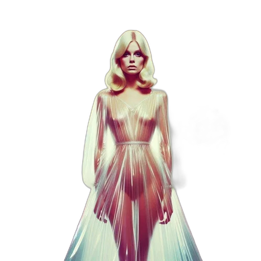 dress, concept art, fantasy art, photorealistic, comic book art, pastel, golden, neon transparent PNG cut-out