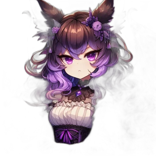 staff, dress, crown, creature, fantasy art, pixel art, anime, concept art transparent PNG cut-out