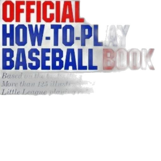 official, how-to-play, baseball, book, based, bestselling, video, mastervision transparent PNG cut-out