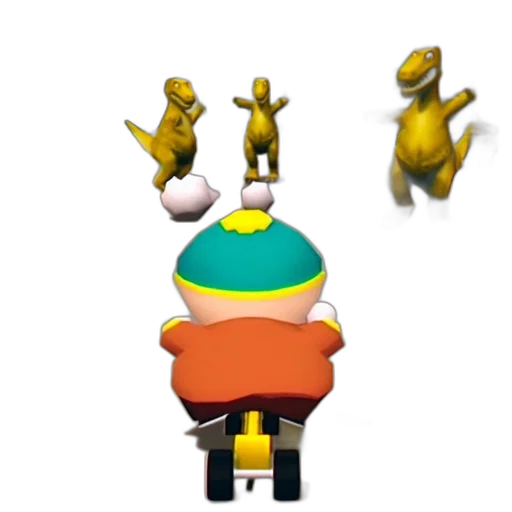 staff, hat, animal, creature, 3d render, concept art, pixel art, golden transparent PNG cut-out