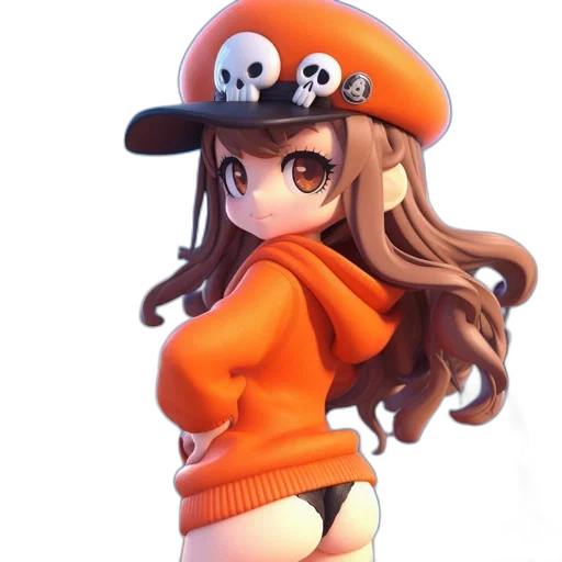 hat, dress, staff, jacket, 3d render, concept art, pixel art, anime transparent PNG cut-out
