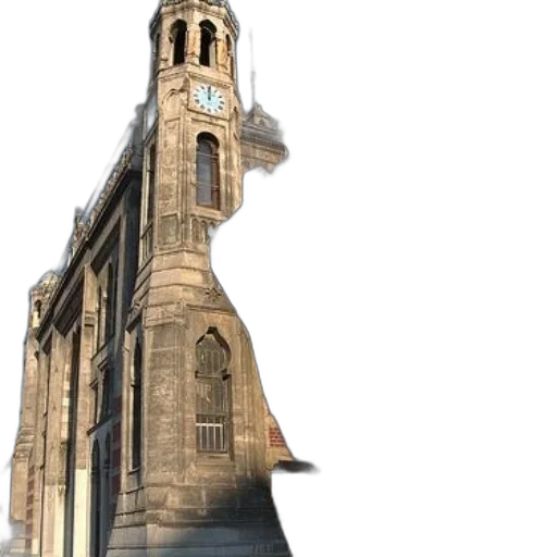 building, dress, bottle, umbrella, 3d render, concept art, photorealistic, city street transparent PNG cut-out