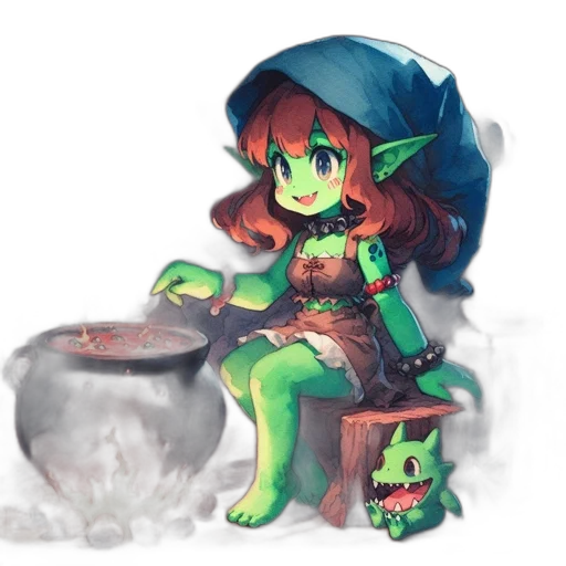 staff, creature, concept art, fantasy art, pixel art, watercolor, fire, underwater transparent PNG cut-out