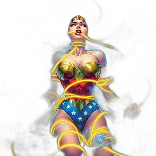 dress, comic book art, fantasy art, concept art, pixel art, fire, wonder, woman transparent PNG cut-out