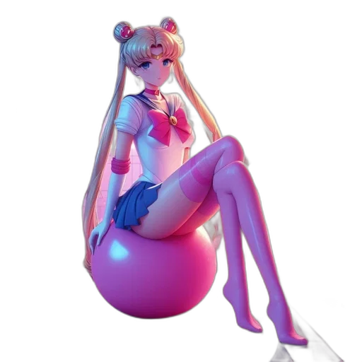 robot, vaporwave, 3d render, concept art, anime, neon lights, pastel, blue transparent PNG cut-out