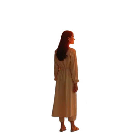 dress, staff, jacket, face transparent PNG cut-out