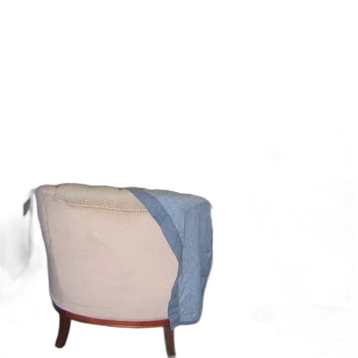 furniture, hat, jacket, dress, 3d render, photorealistic, concept art, pastel transparent PNG cut-out