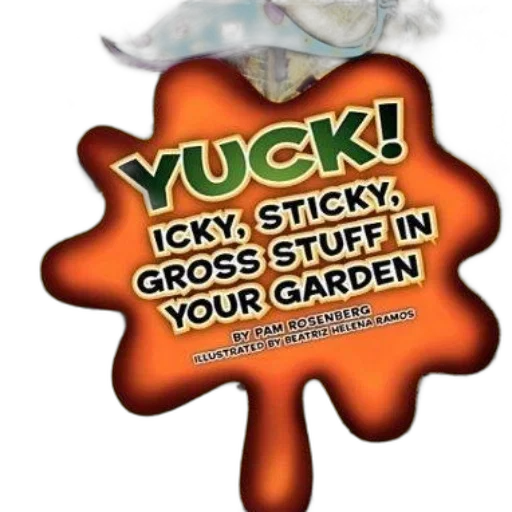 food, staff, book, cover, title, yuck, icky, sticky transparent PNG cut-out