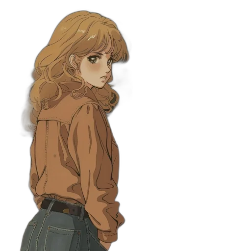 jacket, hair, dress, face transparent PNG cut-out