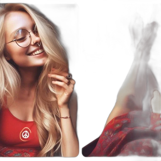 dress, jewelry, photorealistic, 3d render, fantasy art, concept art, red, two transparent PNG cut-out