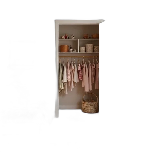 furniture, dress, staff, 3d render transparent PNG cut-out