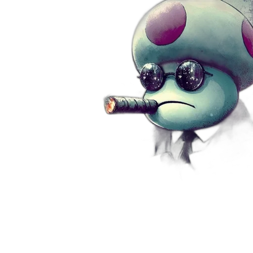 staff, robot, creature, mask, concept art, watercolor, cyberpunk, 3d render transparent PNG cut-out