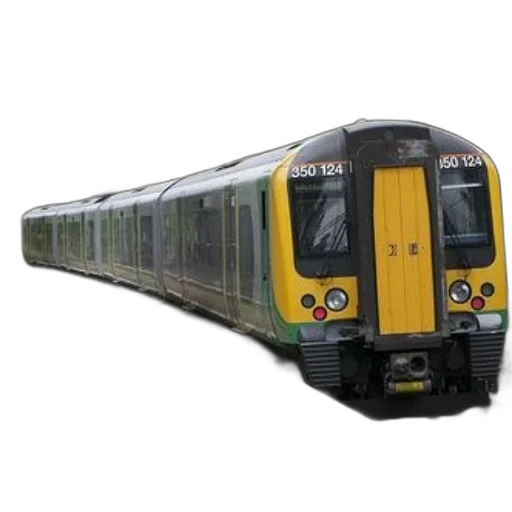 weapon, 3d render, photorealistic, modern, passenger, train, number, 350 transparent PNG cut-out