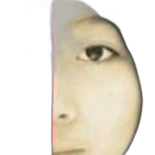 face, mask, robot, creature, photorealistic, 3d render, anime, vaporwave transparent PNG cut-out