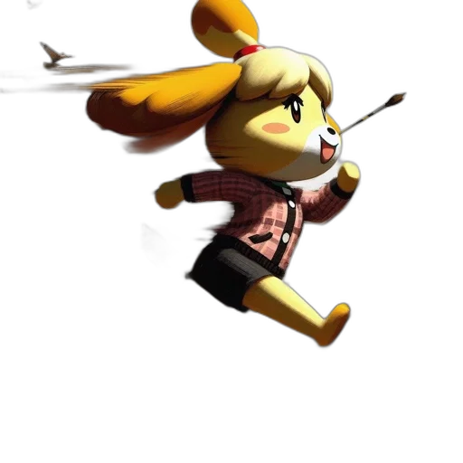 staff, weapon, sword, animal, concept art, 3d render, pixel art, cartoon transparent PNG cut-out