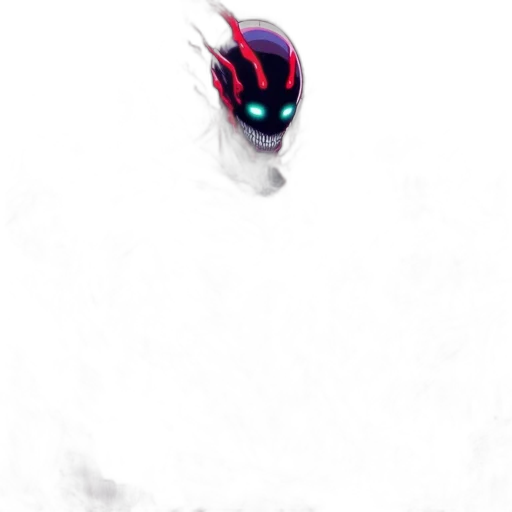 mask, robot, creature, dragon, concept art, comic book art, fantasy art, pixel art transparent PNG cut-out