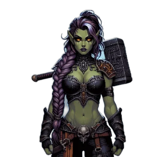 staff, concept art, fantasy art, comic book art, pixel art, green, dark, female transparent PNG cut-out