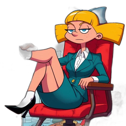 dress, staff, jacket, furniture, cartoon, concept art, comic book art, anime transparent PNG cut-out