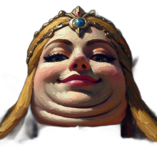 face, crown, mask, creature, concept art, photorealistic, 3d render, fantasy art transparent PNG cut-out