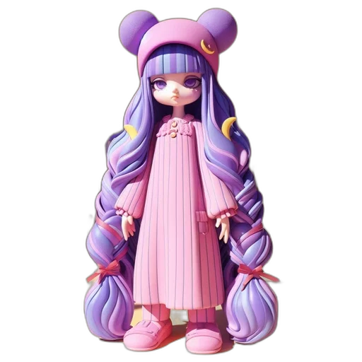 dress, creature, 3d render, concept art, pixel art, vaporwave, pastel, inside transparent PNG cut-out