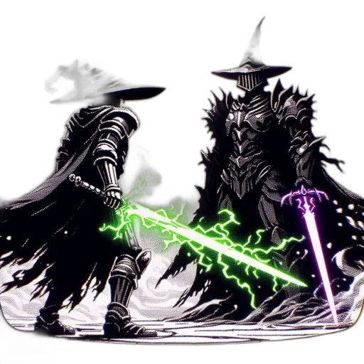 sword, staff, weapon, concept art, fantasy art, pixel art, comic book art, fire transparent PNG cut-out