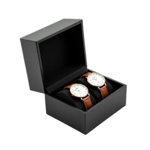 jewelry, 3d render, black, rectangular, box, hinged, lid, containing transparent PNG cut-out