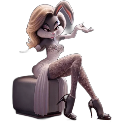 robot, dress, furniture, cartoon, concept art, fantasy art, comic book art, anthropomorphic transparent PNG cut-out