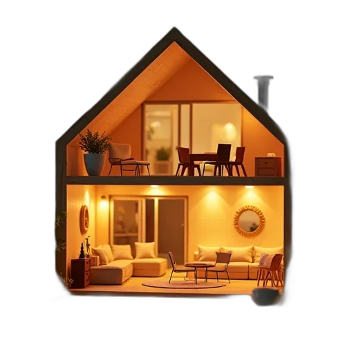 furniture, 3d render, concept art, photorealistic transparent PNG cut-out