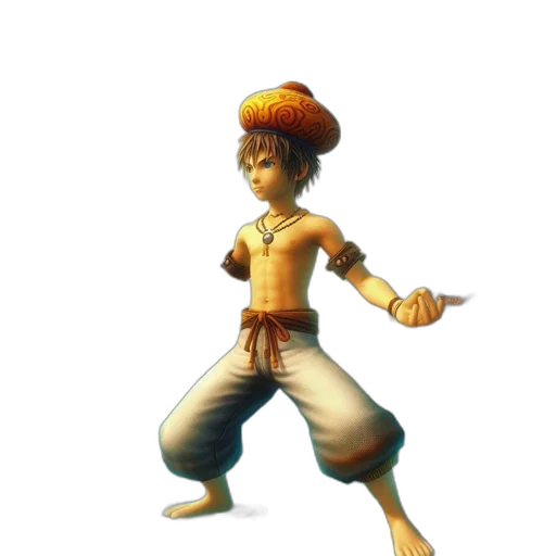 staff, hat, concept art, 3d render, fantasy art, pixel art, figure, pumpkin-hat transparent PNG cut-out