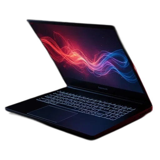 cyberpunk, 3d render, lenovo, best transparent PNG cut-out