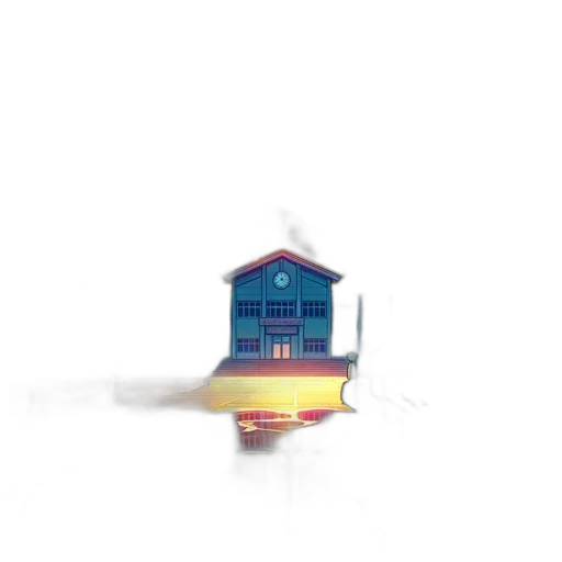 building, food, furniture, umbrella, 3d render, concept art, pixel art, photorealistic transparent PNG cut-out