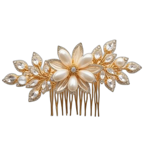 crown, jewelry, flower, staff transparent PNG cut-out